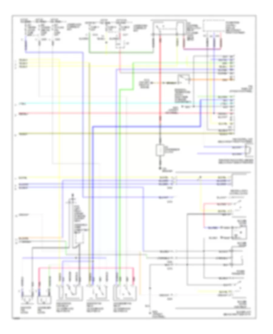 Automatic A C Heater System Wiring Diagram Legend Wiring Diagram 2 Of 2 for Acura Legend L 1995