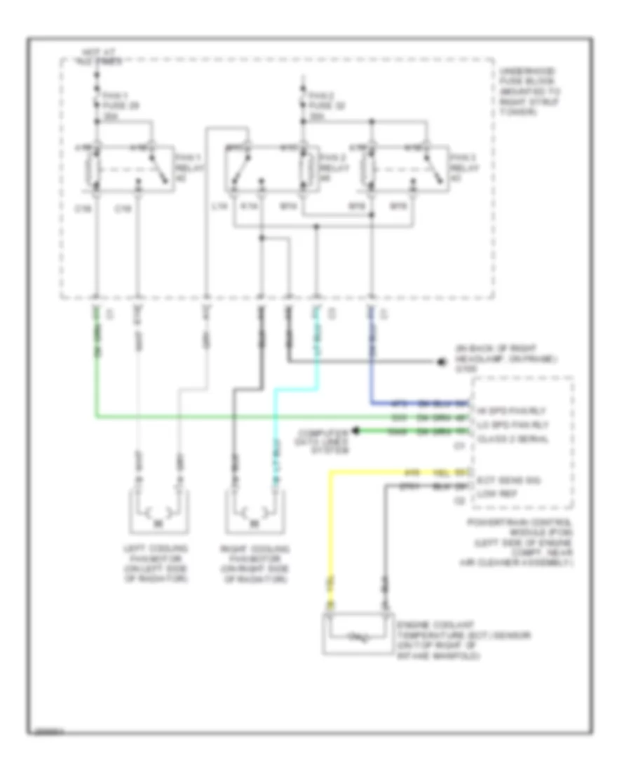 3 8L VIN 2 Cooling Fan Wiring Diagram for Buick Allure CXS 2007