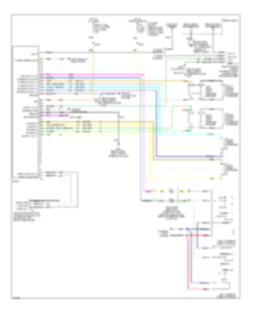Radio Wiring Diagram without Amplifier for Buick Century Custom 2004
