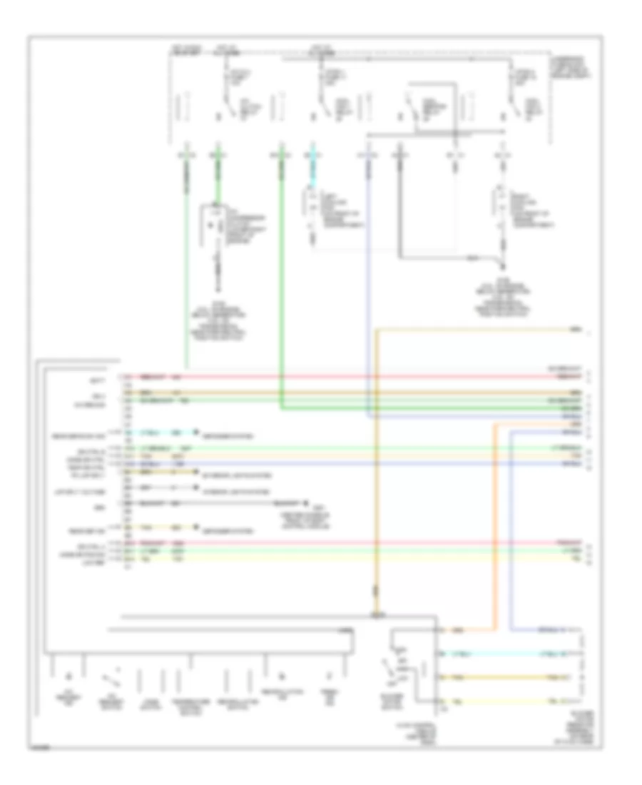Manual A C Wiring Diagram 1 of 2 for Chevrolet Malibu Maxx LS 2005