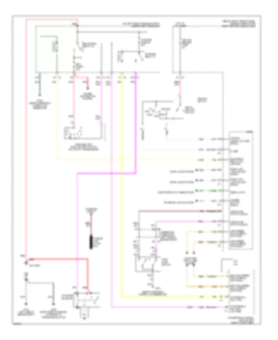 Starting Wiring Diagram for Chevrolet Malibu Maxx LS 2005