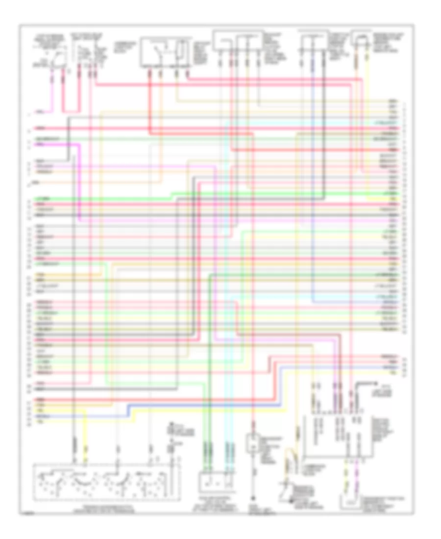3 4L VIN E Engine Performance Wiring Diagrams 3 of 4 for Chevrolet Venture Warner Bros Edition 2001