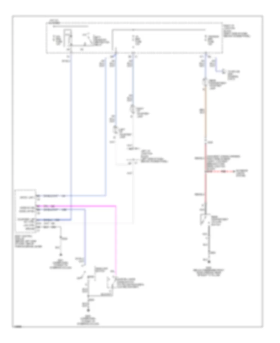 Courtesy Lamps Wiring Diagram 1 of 2 for Chevrolet Impala SS 2004