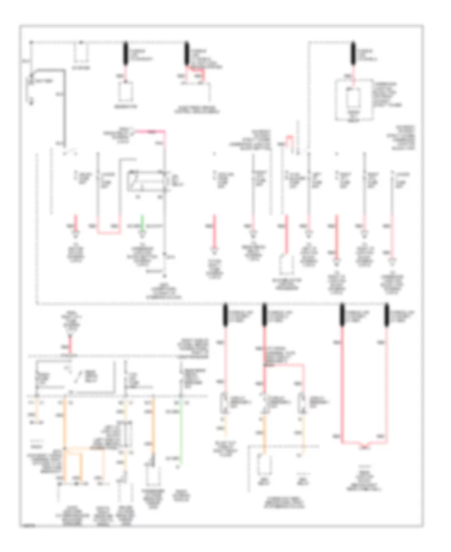 Power Distribution Wiring Diagram 1 of 5 for Chevrolet Monte Carlo SS 2004