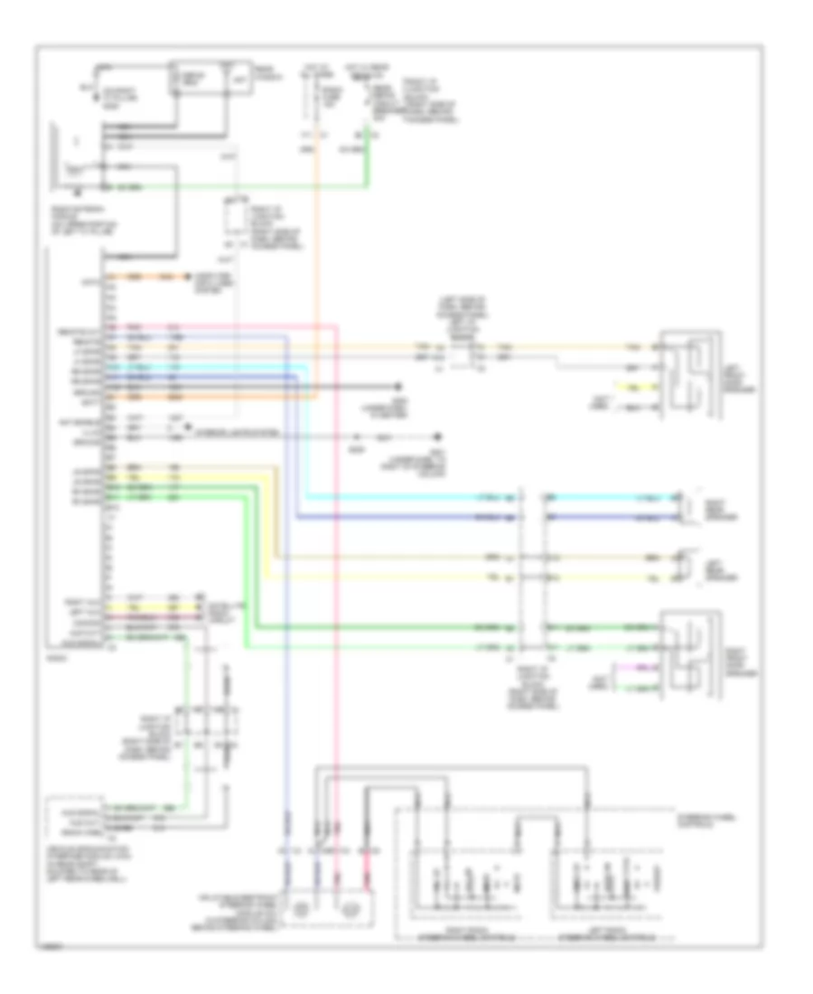 Radio Wiring Diagram, without Amplifier for Chevrolet Monte Carlo SS 2004