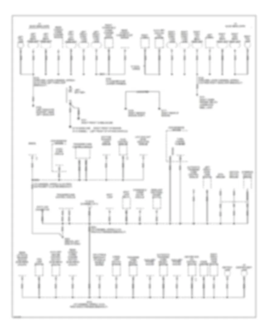 Ground Distribution Wiring Diagram 1 of 4 for Chevrolet Pickup C1998 1500