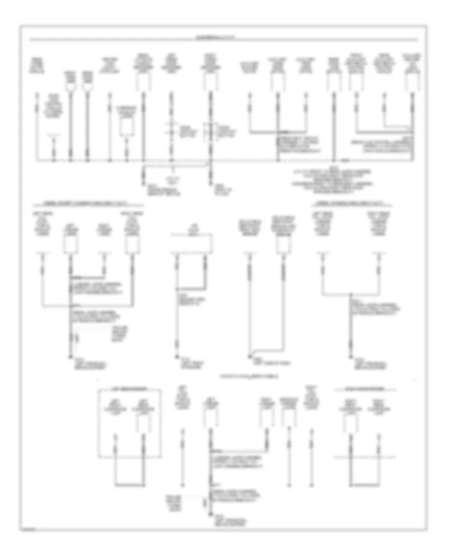 Ground Distribution Wiring Diagram 4 of 4 for Chevrolet Pickup C1998 1500