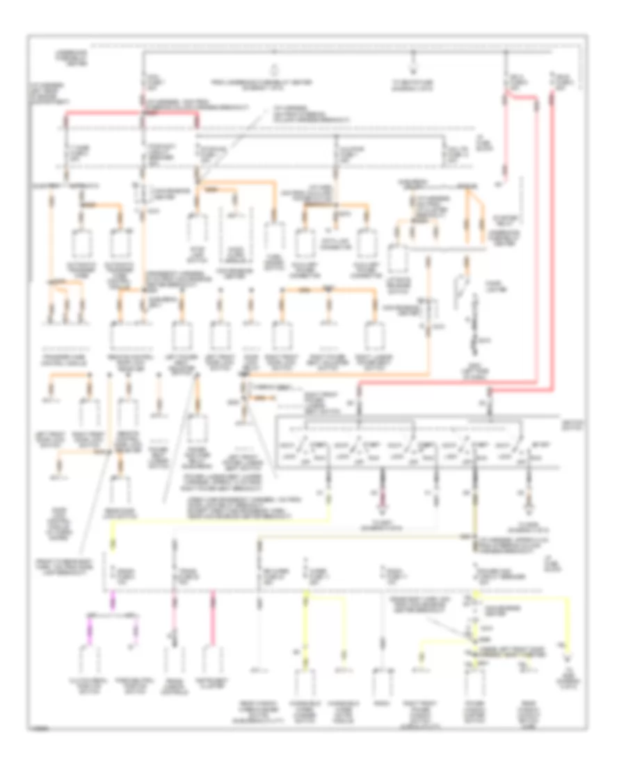 Power Distribution Wiring Diagram 2 of 5 for Chevrolet Pickup C1998 1500