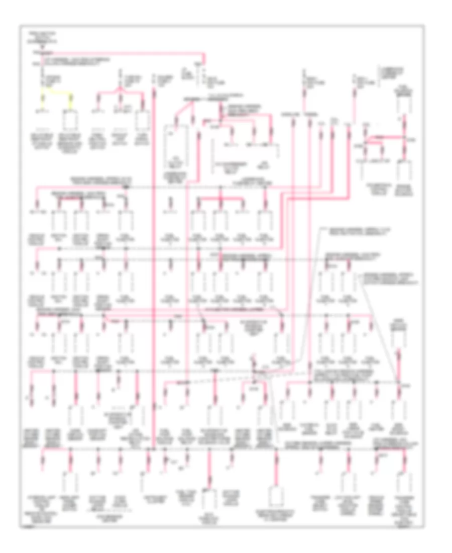 Power Distribution Wiring Diagram 3 of 5 for Chevrolet Pickup C1998 1500