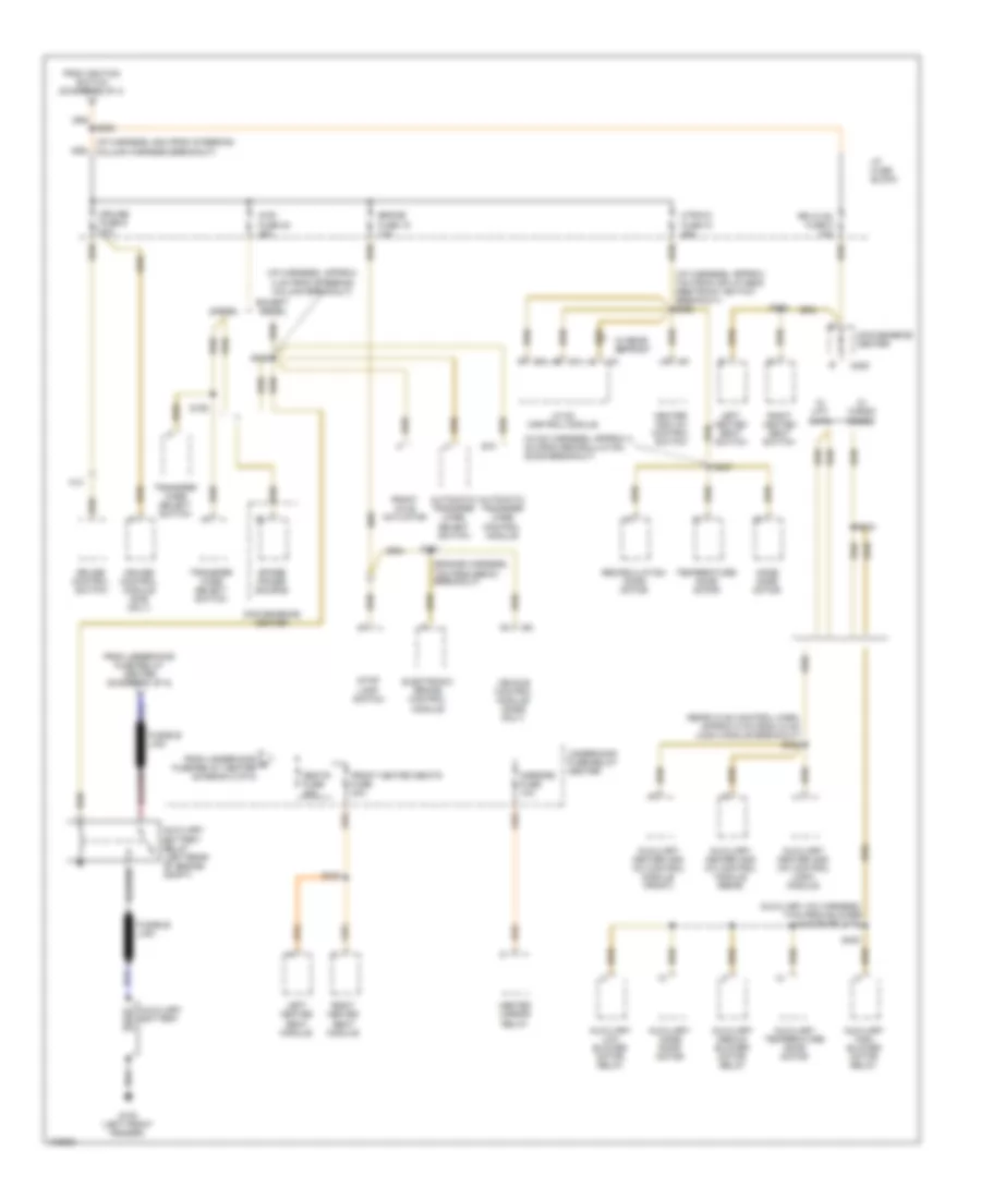 Power Distribution Wiring Diagram 4 of 5 for Chevrolet Pickup C1998 1500