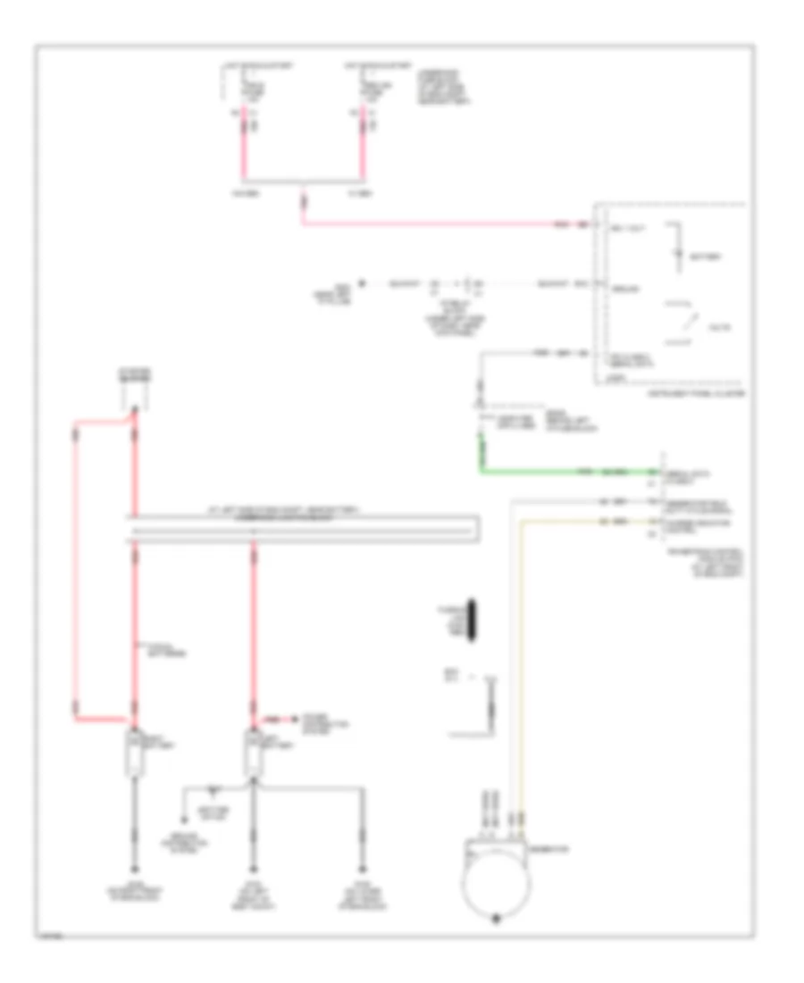 Charging Wiring Diagram for Chevrolet Tahoe 2004