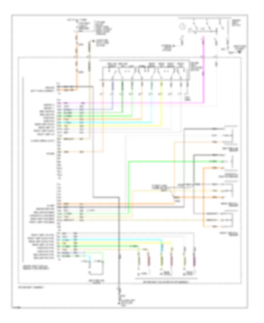 Memory Systems Wiring Diagram for Chevrolet Venture 2004