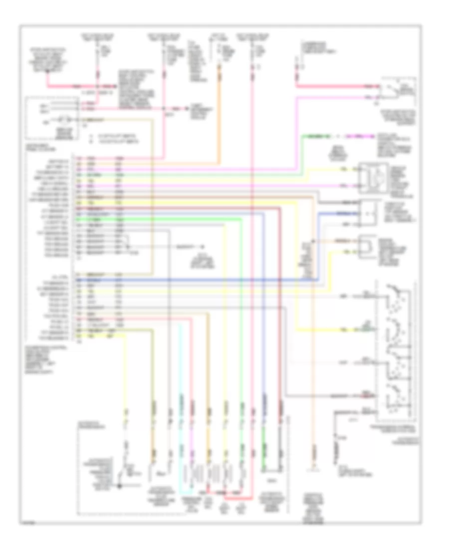 A T Wiring Diagram for Chevrolet Venture 2004