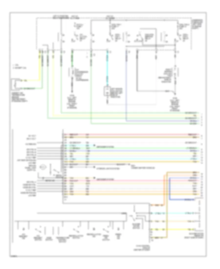 Manual A C Wiring Diagram 1 of 2 for Chevrolet Malibu LTZ 2012