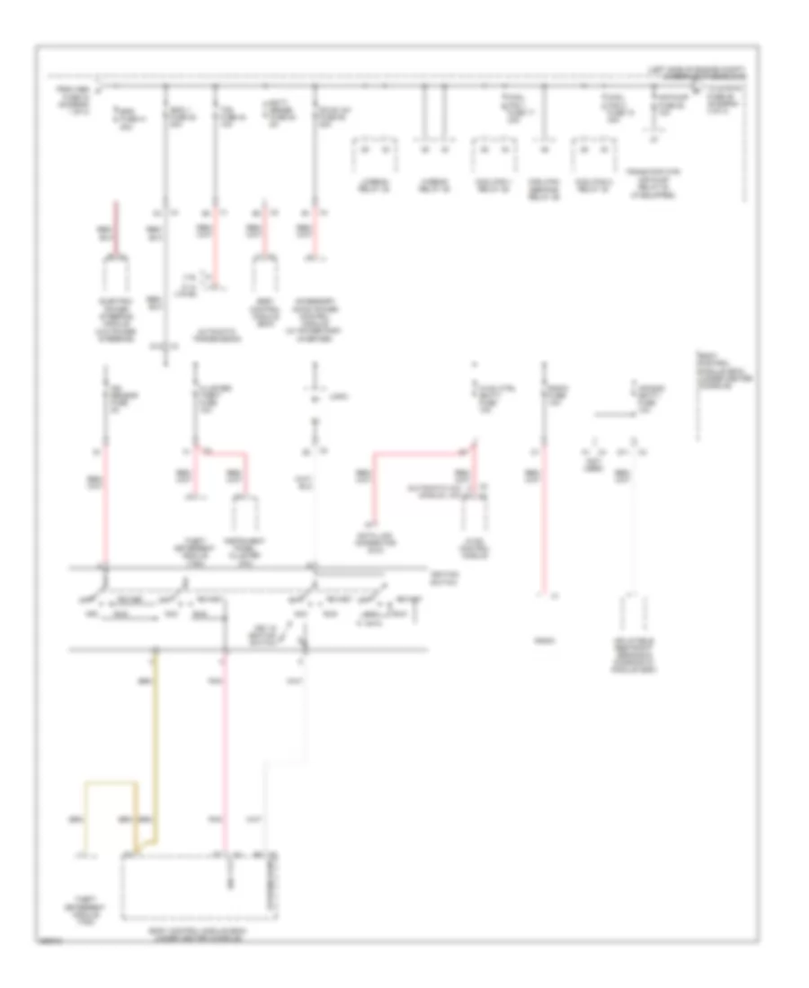 Power Distribution Wiring Diagram 2 of 4 for Chevrolet Malibu LTZ 2012