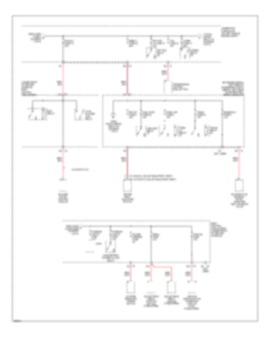 Power Distribution Wiring Diagram 4 of 5 for Chevrolet Malibu LT 2007