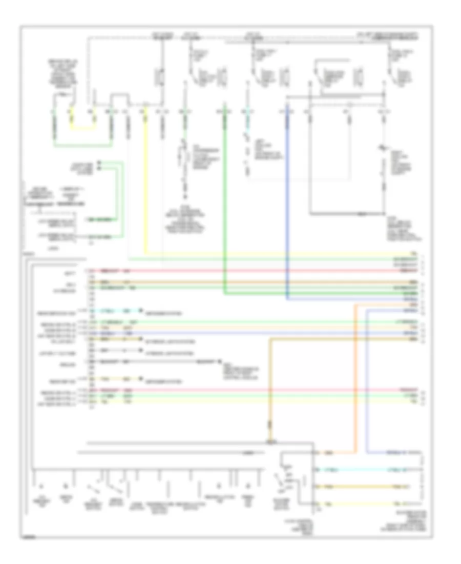 Manual A C Wiring Diagram 1 of 2 for Chevrolet Malibu Maxx LS 2007