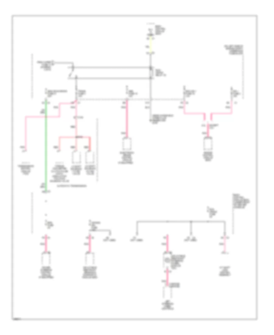 Power Distribution Wiring Diagram 5 of 5 for Chevrolet Malibu Maxx LS 2007