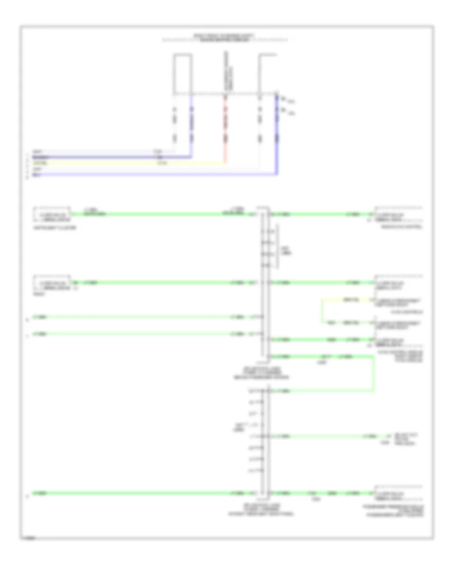 Computer Data Lines Wiring Diagram 3 of 3 for Chevrolet Caprice PPV 2014