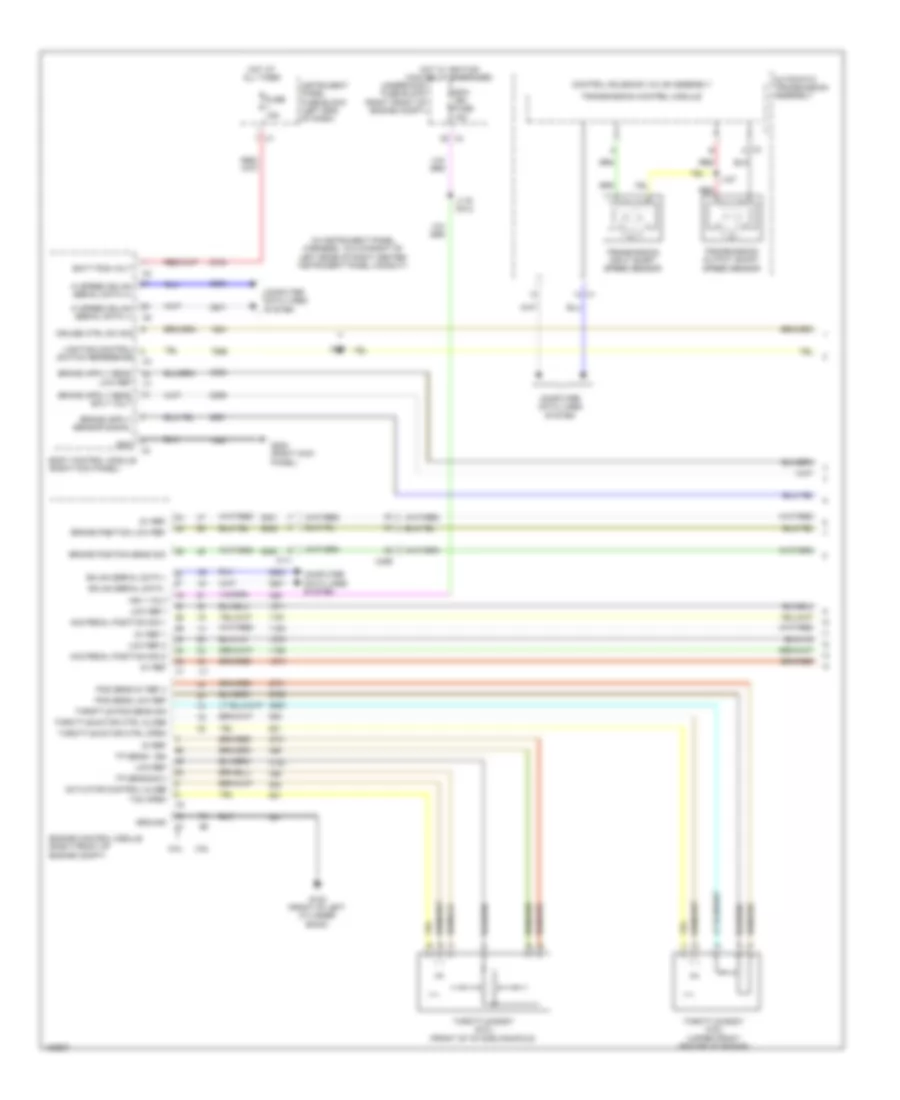 Cruise Control Wiring Diagram 1 of 2 for Chevrolet Caprice PPV 2014
