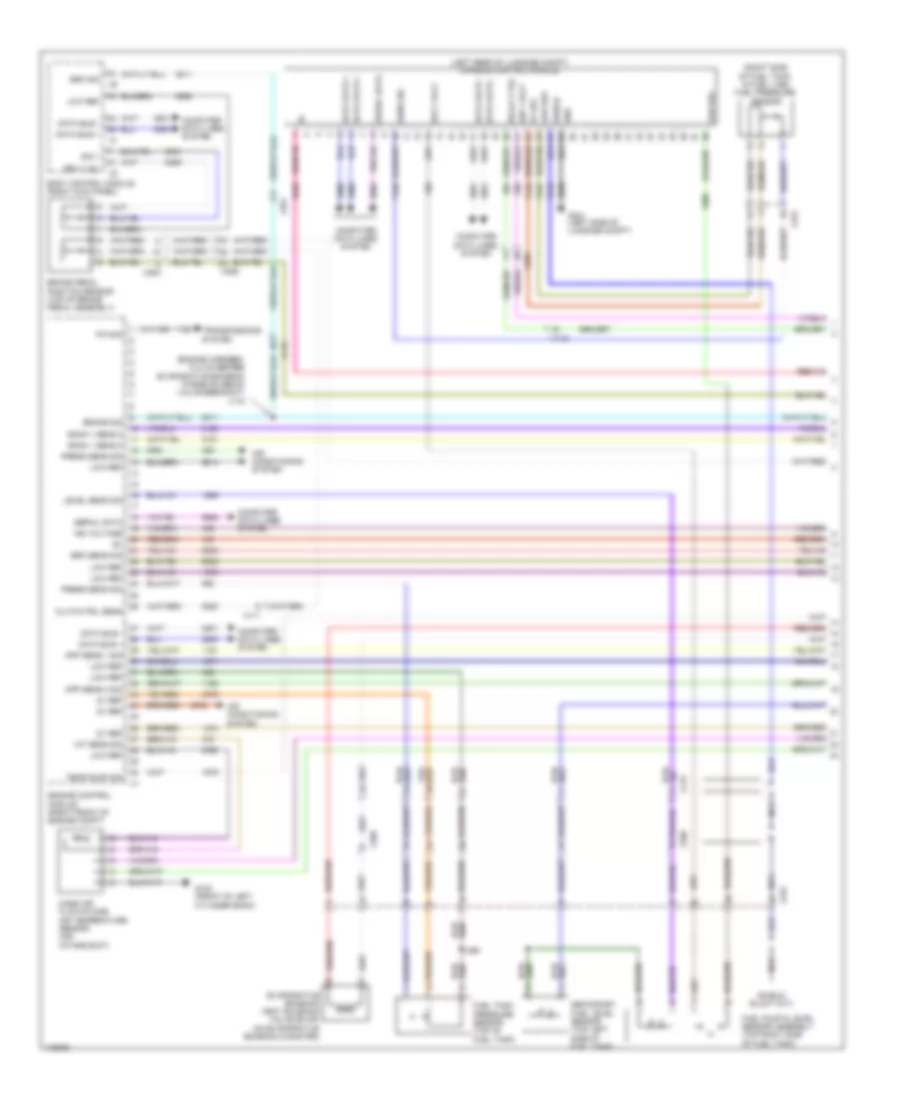 6 0L VIN 2 Engine Performance Wiring Diagram 1 of 6 for Chevrolet Caprice PPV 2014