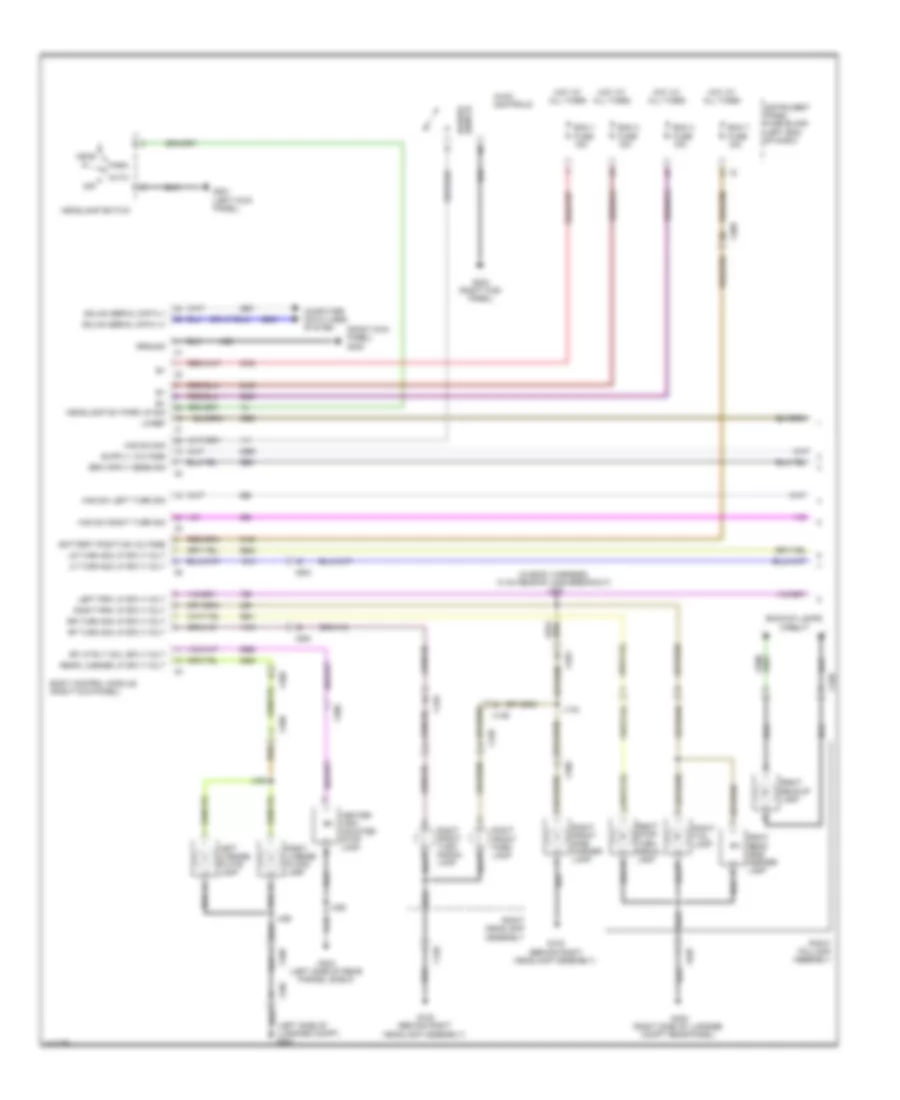 Exterior Lamps Wiring Diagram 1 of 2 for Chevrolet Caprice PPV 2014