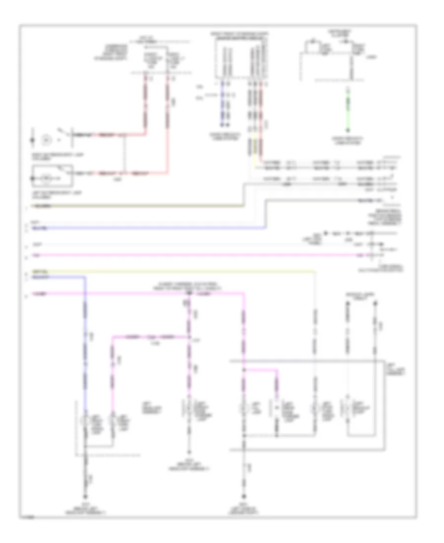 Exterior Lamps Wiring Diagram 2 of 2 for Chevrolet Caprice PPV 2014