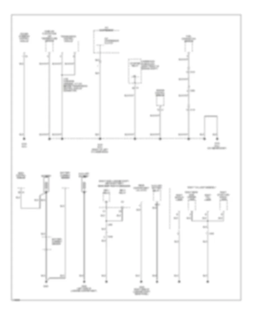 Ground Distribution Wiring Diagram 1 of 6 for Chevrolet Caprice PPV 2014