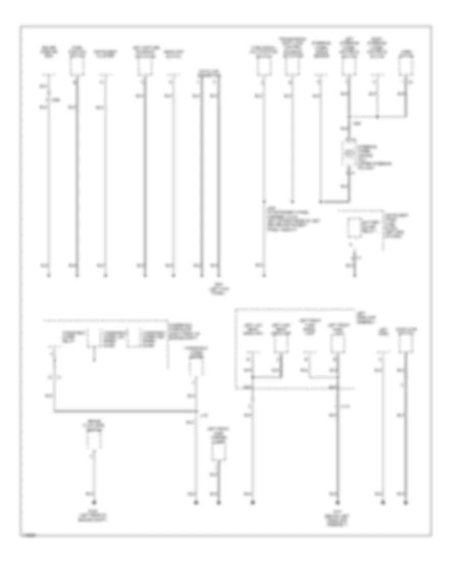 Ground Distribution Wiring Diagram 5 of 6 for Chevrolet Caprice PPV 2014