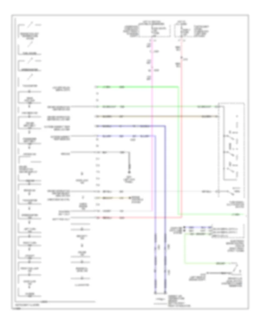Instrument Cluster Wiring Diagram 1 of 2 for Chevrolet Caprice PPV 2014