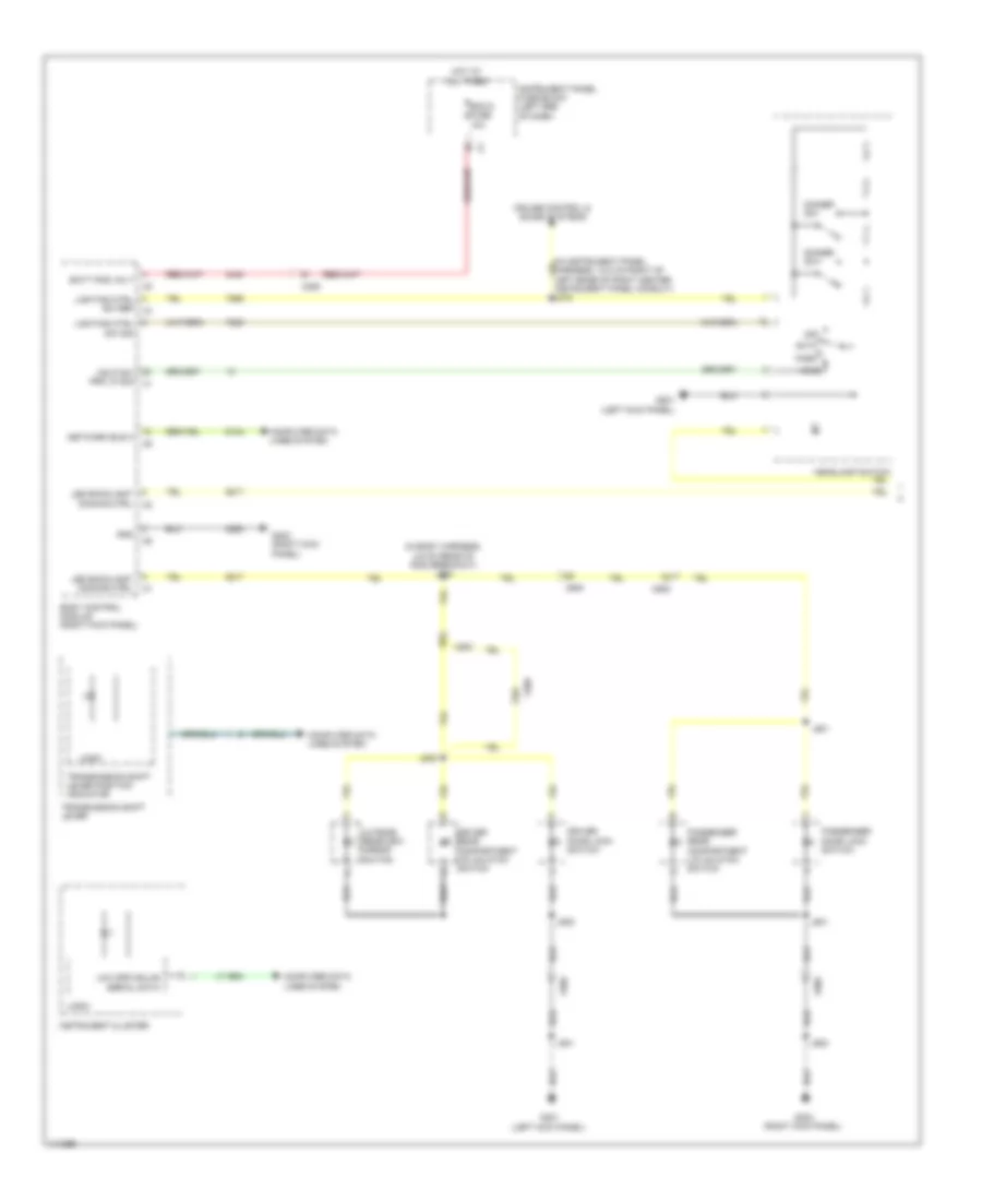 Instrument Illumination Wiring Diagram 1 of 2 for Chevrolet Caprice PPV 2014