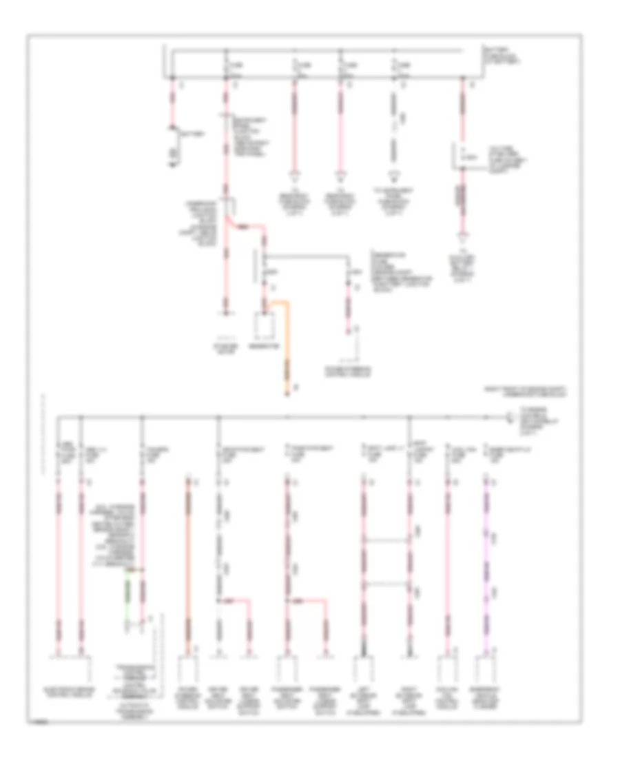 Power Distribution Wiring Diagram 1 of 7 for Chevrolet Caprice PPV 2014