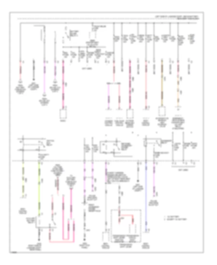 Power Distribution Wiring Diagram 6 of 7 for Chevrolet Caprice PPV 2014