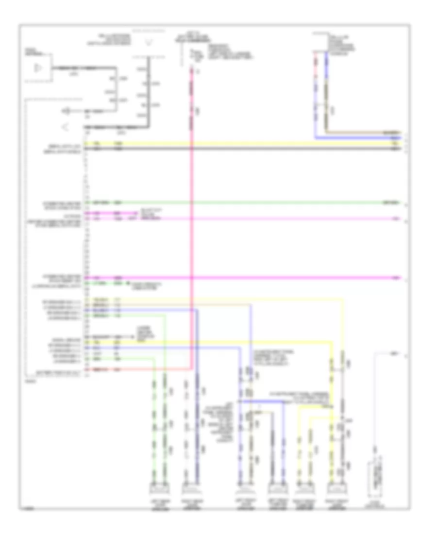 Radio Wiring Diagram 1 of 2 for Chevrolet Caprice PPV 2014