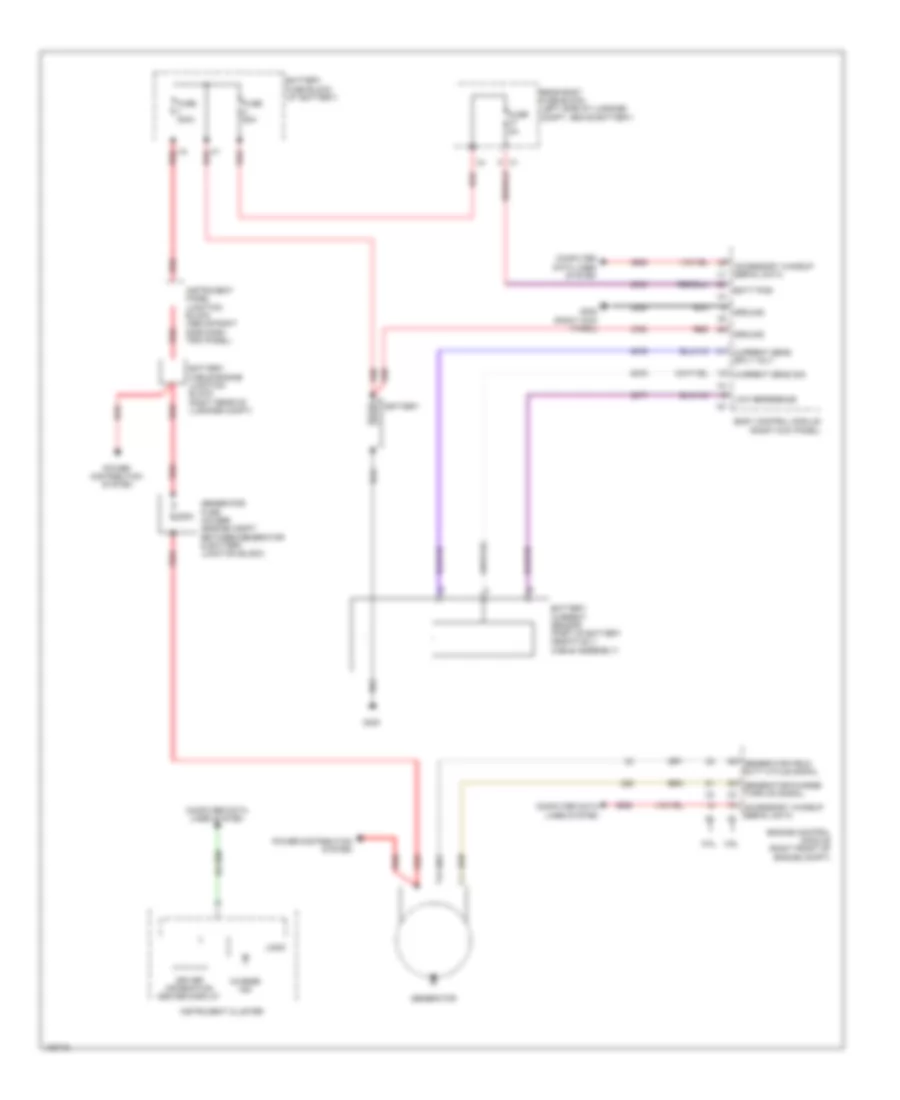Charging Wiring Diagram for Chevrolet Caprice PPV 2014
