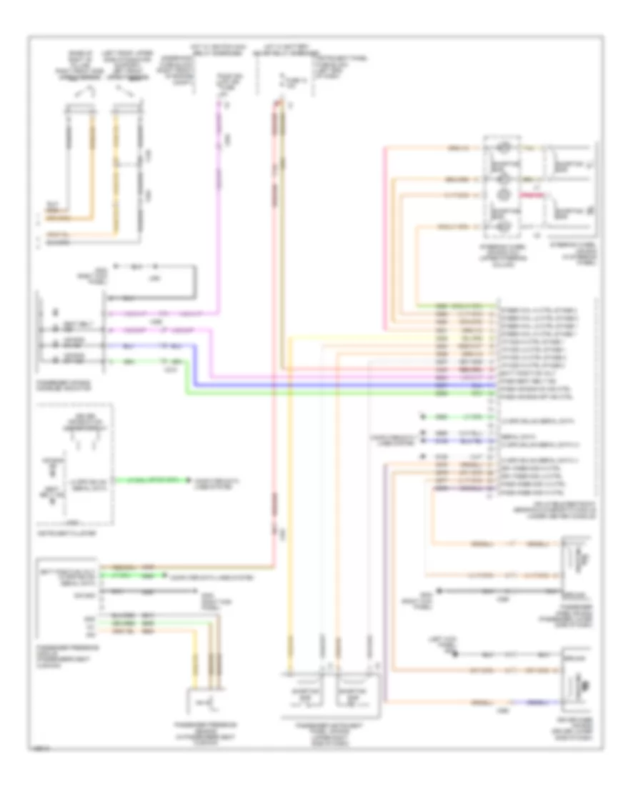 Supplemental Restraints Wiring Diagram 2 of 2 for Chevrolet Caprice PPV 2014