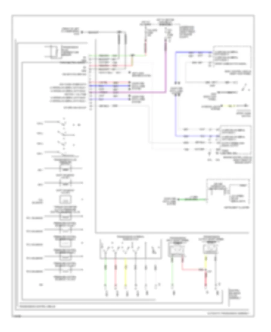 Transmission Wiring Diagram for Chevrolet Caprice PPV 2014