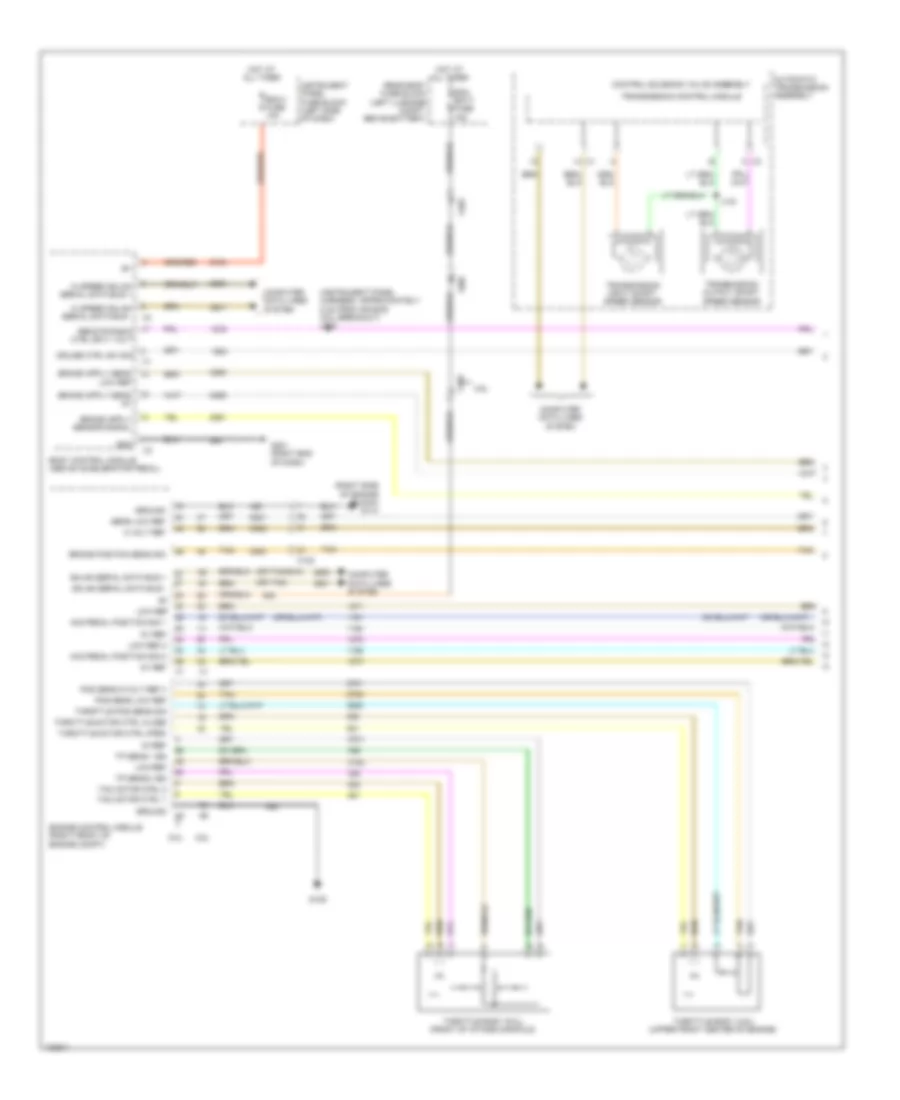 Cruise Control Wiring Diagram 1 of 2 for Chevrolet Caprice PPV 2013