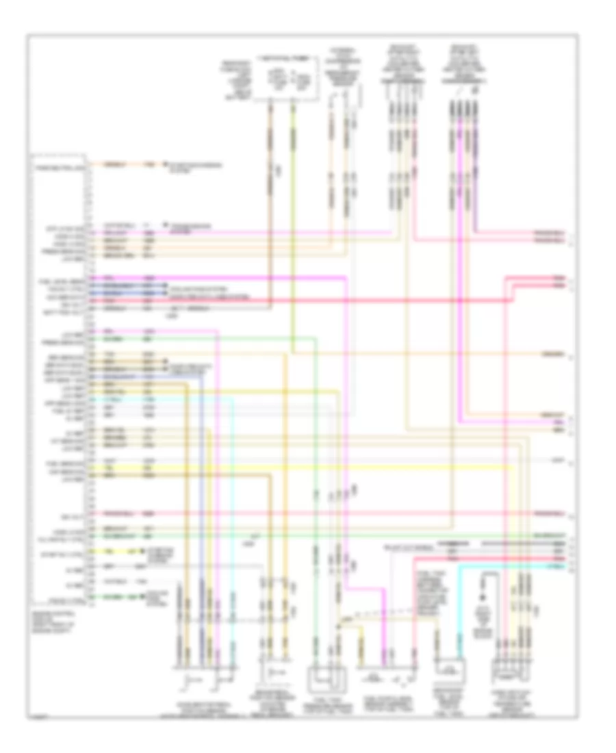 6 0L VIN 2 Engine Performance Wiring Diagram 1 of 5 for Chevrolet Caprice PPV 2013