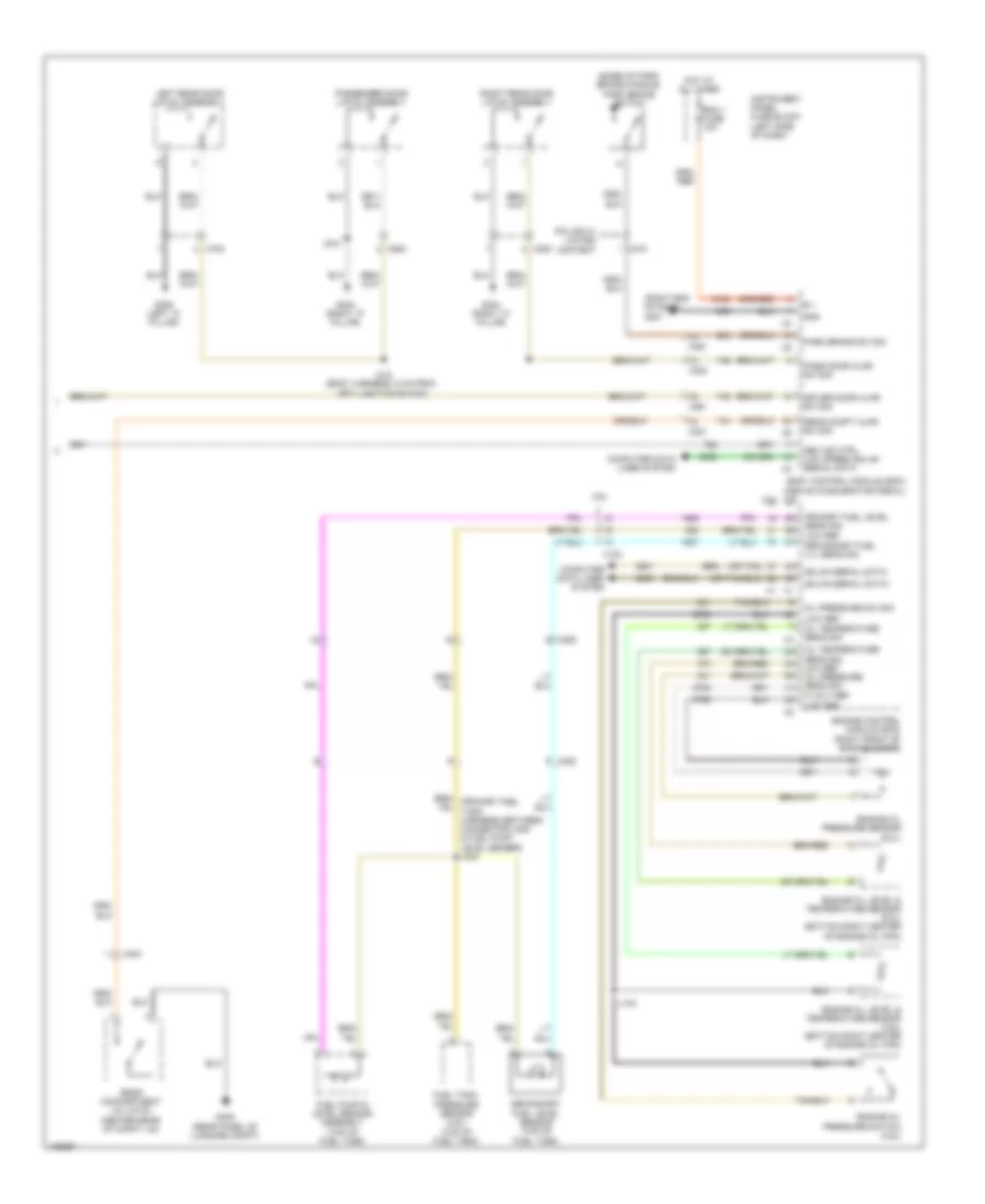 Instrument Cluster Wiring Diagram 2 of 2 for Chevrolet Caprice PPV 2013