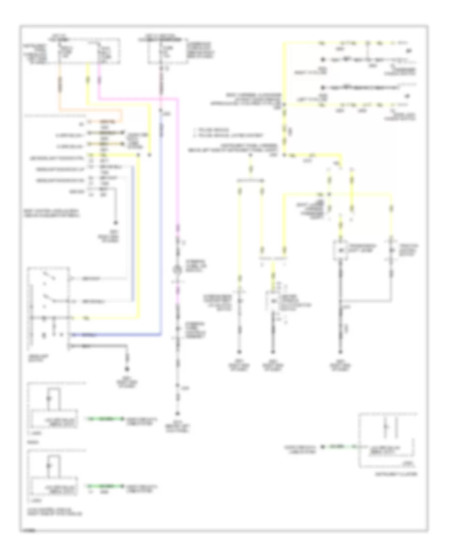Instrument Illumination Wiring Diagram for Chevrolet Caprice PPV 2013