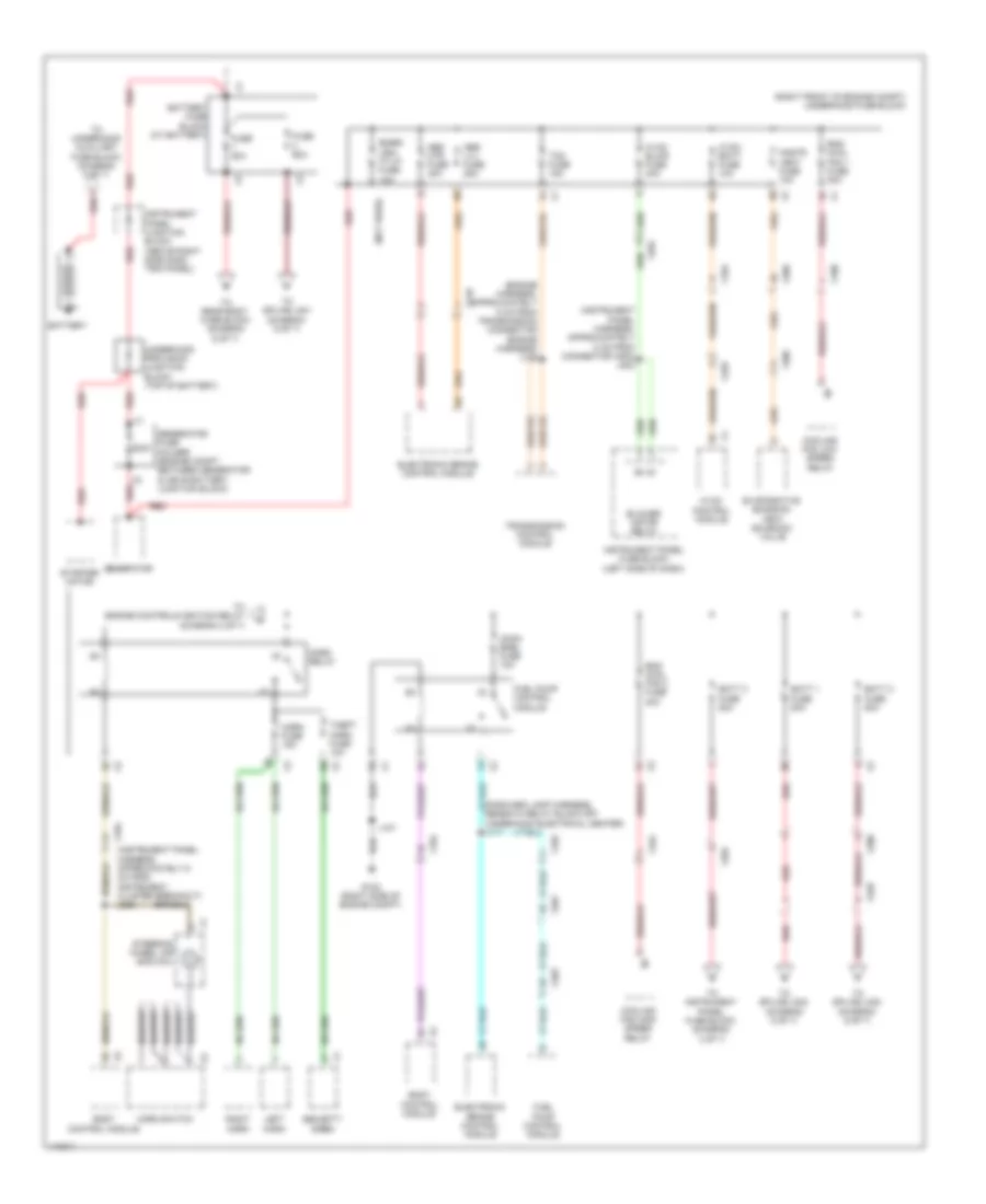 Power Distribution Wiring Diagram 1 of 7 for Chevrolet Caprice PPV 2013