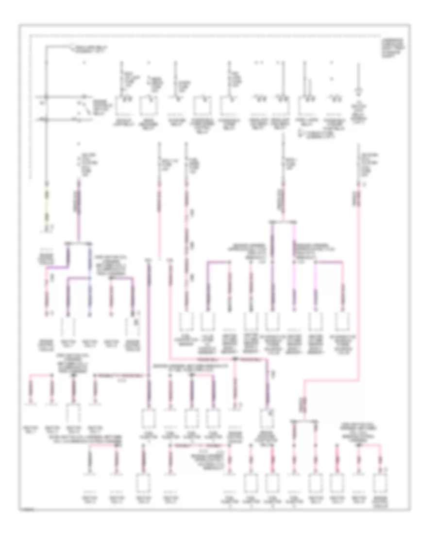 Power Distribution Wiring Diagram 2 of 7 for Chevrolet Caprice PPV 2013