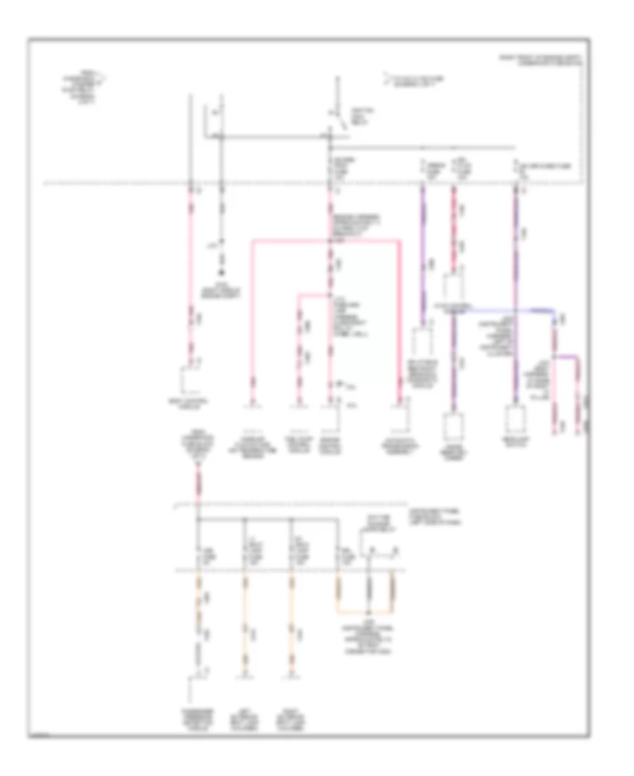 Power Distribution Wiring Diagram 3 of 7 for Chevrolet Caprice PPV 2013