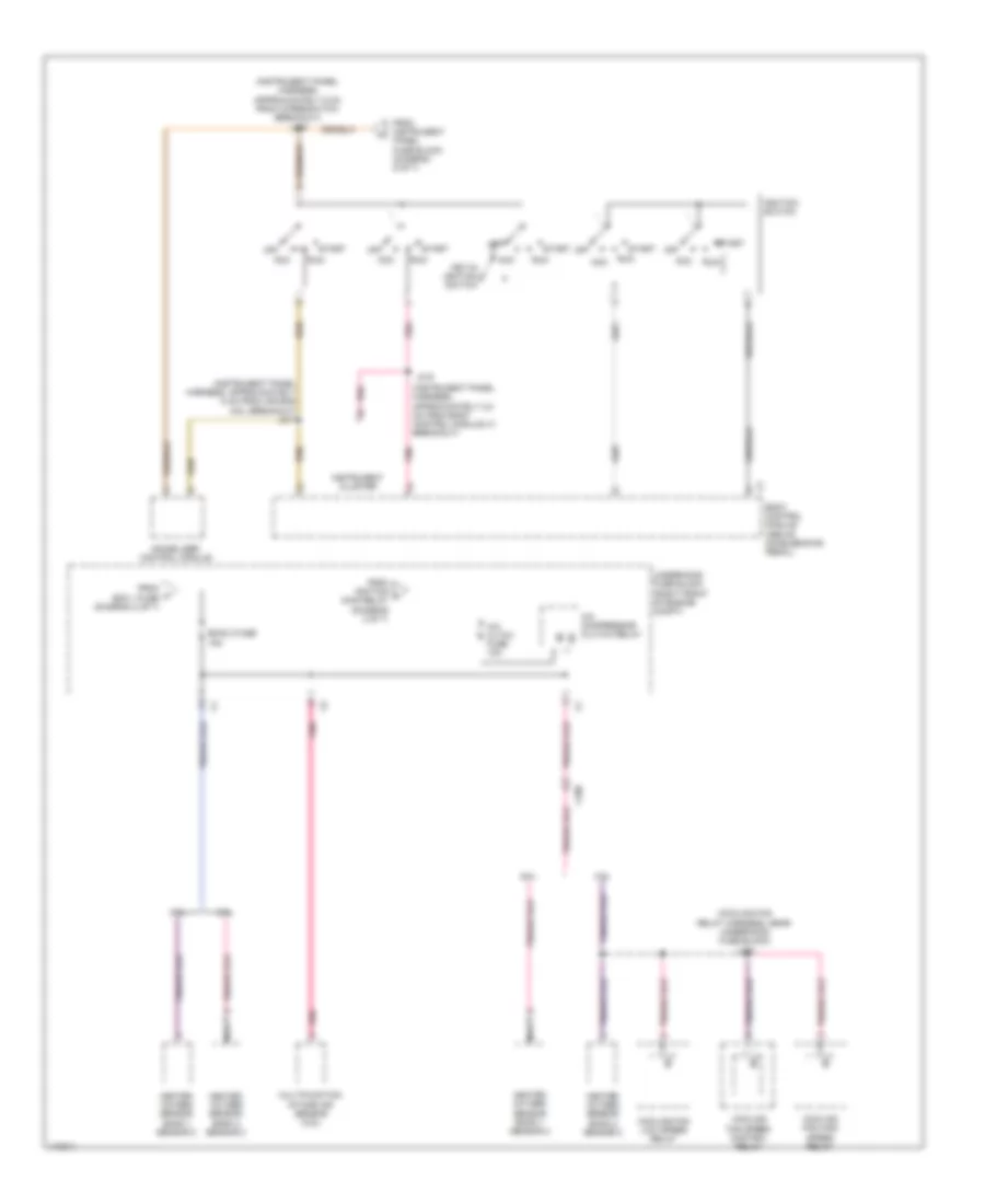 Power Distribution Wiring Diagram 4 of 7 for Chevrolet Caprice PPV 2013