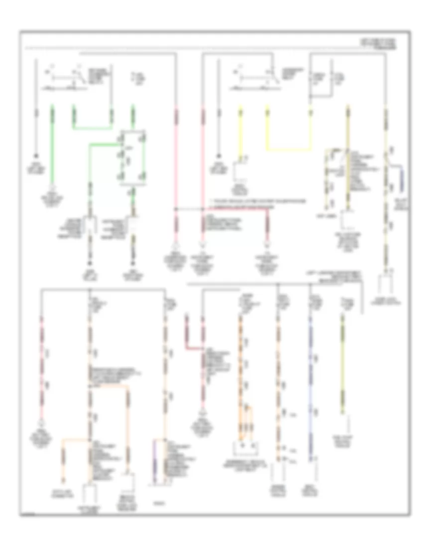 Power Distribution Wiring Diagram 6 of 7 for Chevrolet Caprice PPV 2013