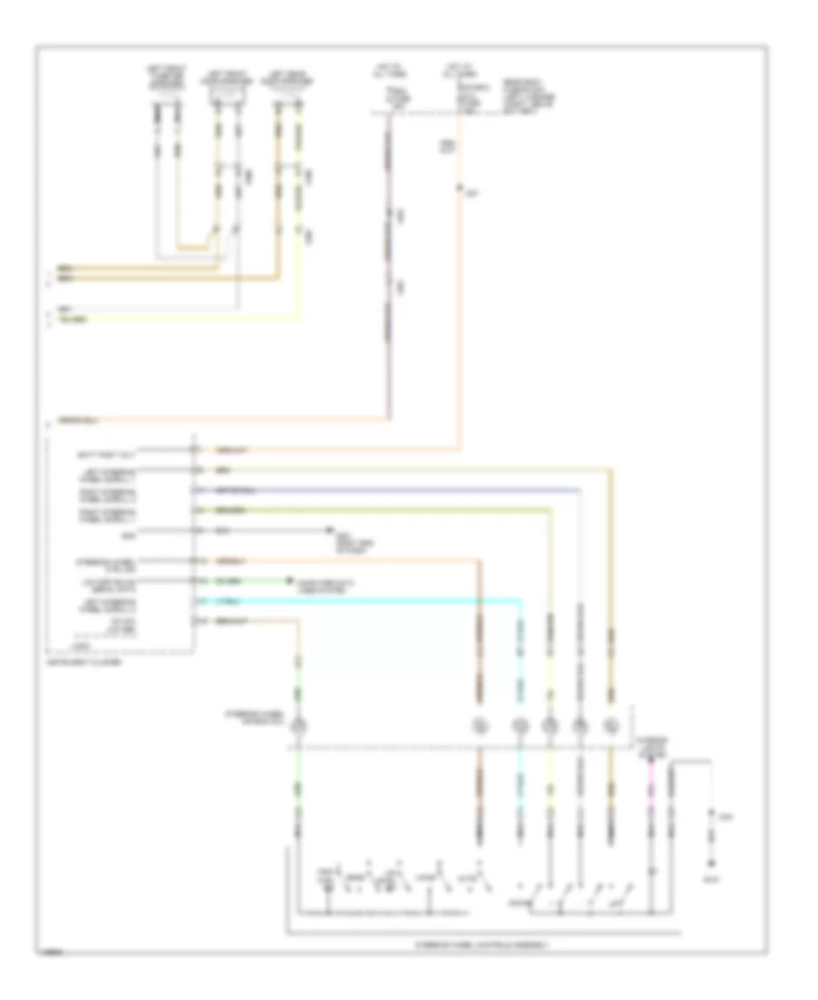 Radio Wiring Diagram 2 of 2 for Chevrolet Caprice PPV 2013