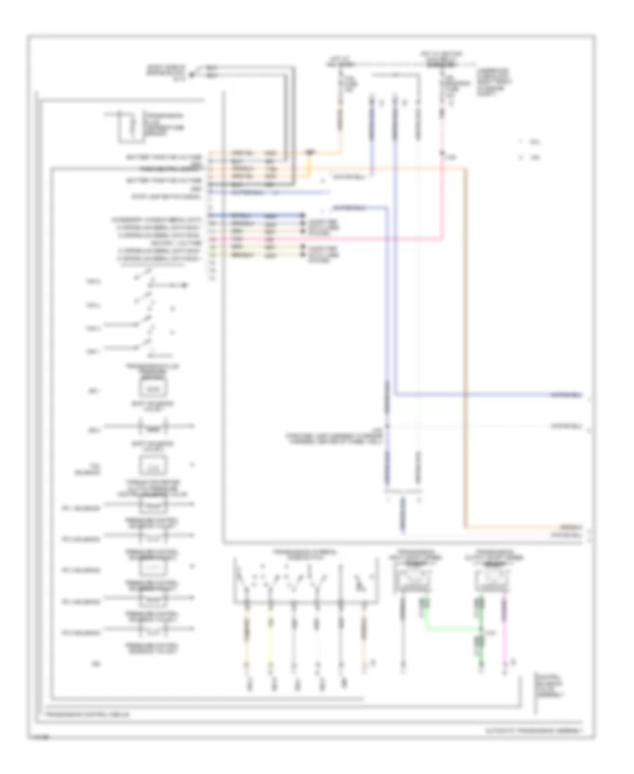 Transmission Wiring Diagram 1 of 2 for Chevrolet Caprice PPV 2013