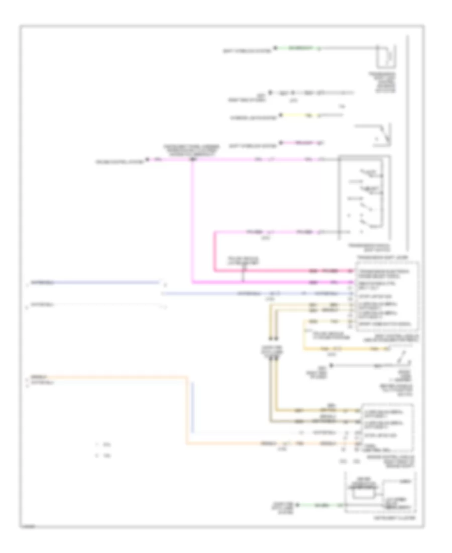 Transmission Wiring Diagram 2 of 2 for Chevrolet Caprice PPV 2013