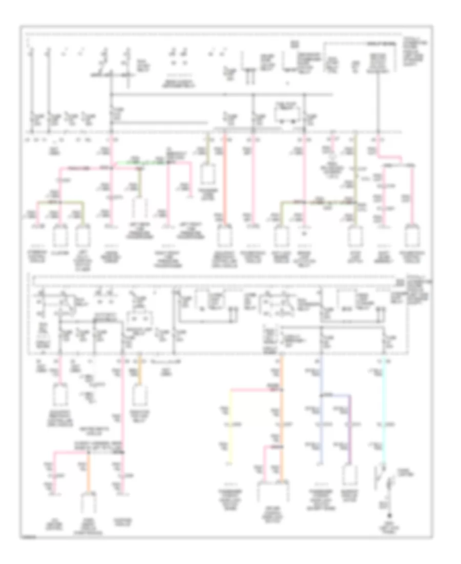 Power Distribution Wiring Diagram 2 of 3 for Dodge Nitro SXT 2010